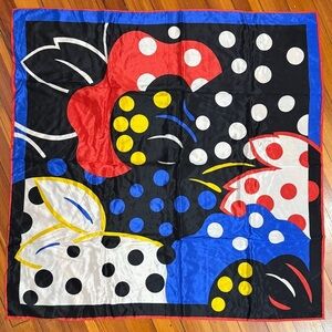 Specialty House Silk Organic Floral MCM Silk Scarf Large Square